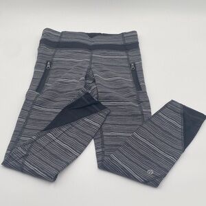 lululemon Inspire Tight 25” Hyperstripe Sz 4